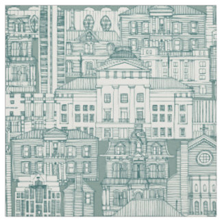 Raleigh NC-Toile Jade Fabric Stoff