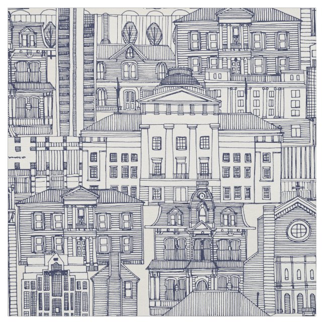 Raleigh NC-Toile Stoff (Muster)