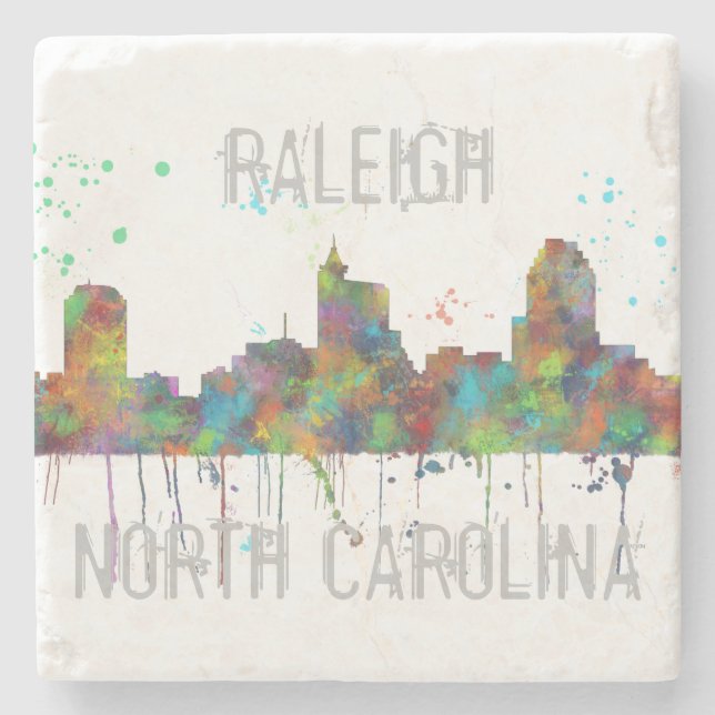 RALEIGH, NORD-CAROLINA - Stein trinkt Untersetzer (Vorderseite)