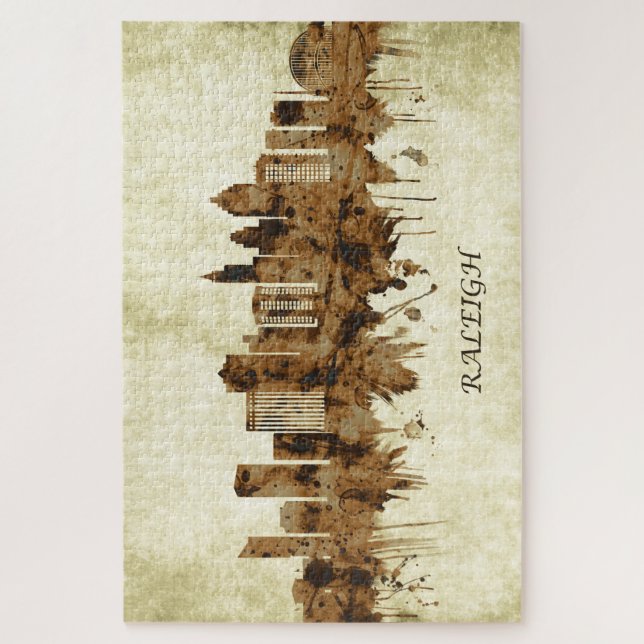 Raleigh North Carolina Cityscape (Vertikal)