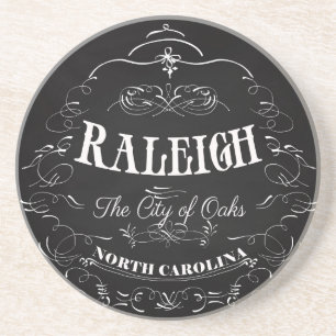 Raleigh, North Carolina - die Stadt der Eichen Untersetzer