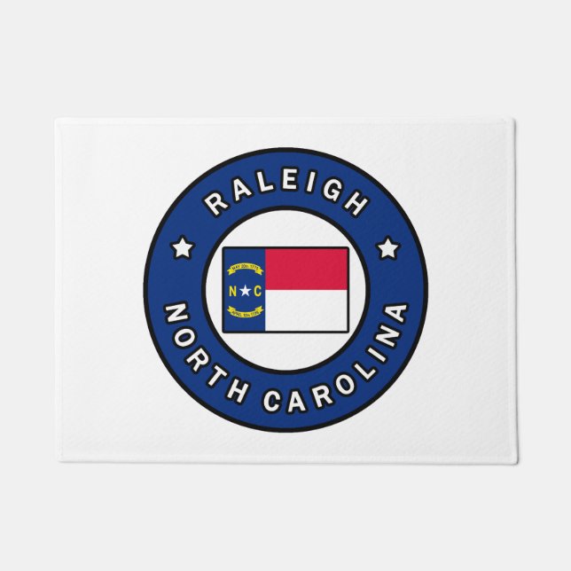 Raleigh North Carolina Fußmatte (Vorderseite)