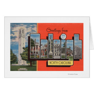 Raleigh, North Carolina - große Buchstabe-Szenen