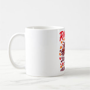 Raleigh North Carolina Oak City Herbstlaub Kaffeetasse
