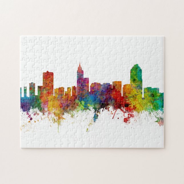 Raleigh North Carolina Skyline (Horizontal)