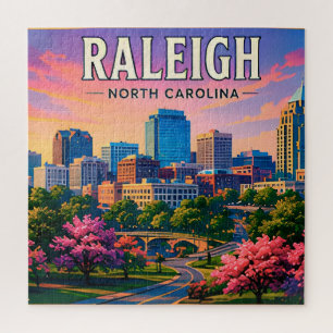 🌳 Raleigh North Carolina Skyline Ansichten