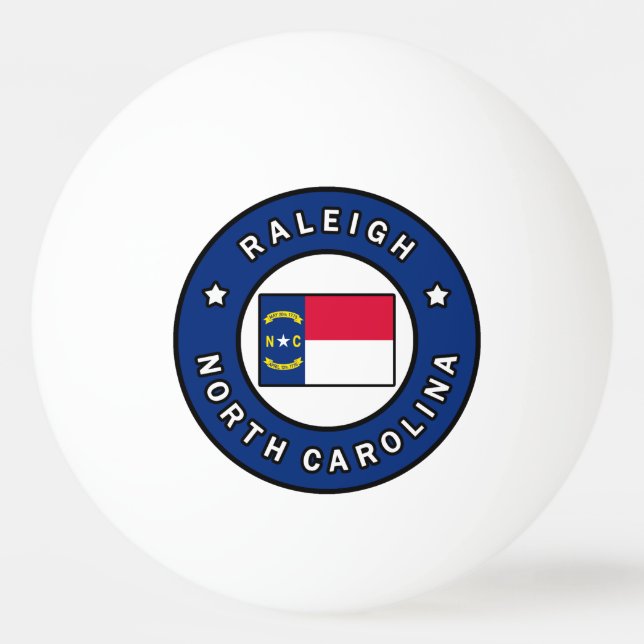 Raleigh North Carolina Tischtennisball (Vorderseite)