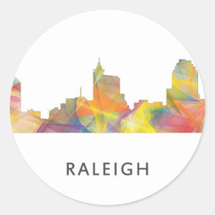 RALEIGH, NORTH CAROLINA WB1 - RUNDER AUFKLEBER