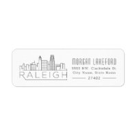 Raleigh Stylized Skyline |