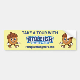 Raleigh Walking Tours Niedlich Acorn Autoaufkleber