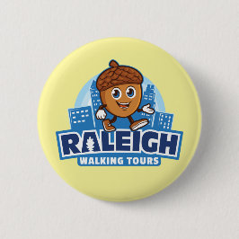 Raleigh Walking Tours Niedlich Acorn Button