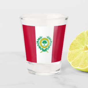 Raleigher Stadtflagge Schnapsglas