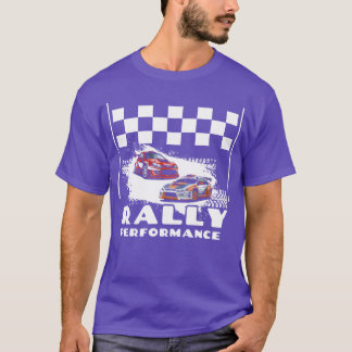 Rally Performance Motorsport Rennwagen vintage fa T-Shirt