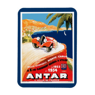 Rallye Automobil Monte Carlo Magnet