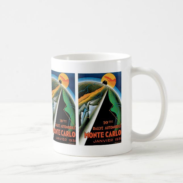 Rallye Automobile de Monte Carlo Kaffeetasse (Rechts)
