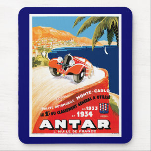 Rallye Automobile de Monte Carlo Mousepad