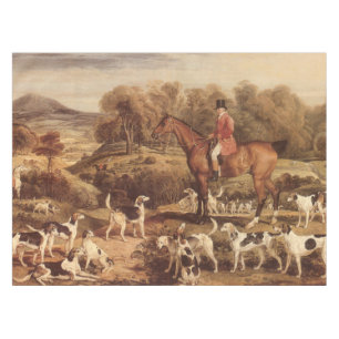 Ralph Lambton und seine Hounds von James Ward Tischdecke