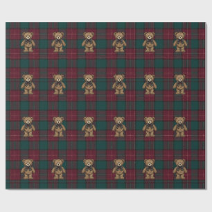 Ralph Lauren Inspiriertes Tartan Karopapier Geschenkpapier