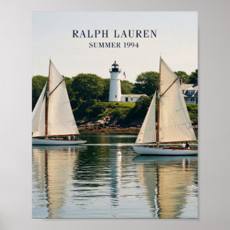 Ralph-Lauren-Sommer-Yacht-Plakat Poster