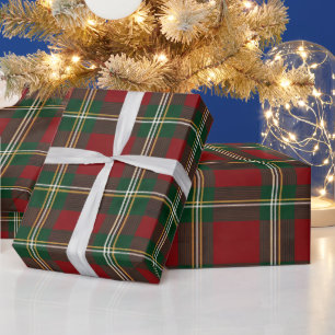 Ralph Lauren Tartan Karo Weihnachten Geschenkpapier