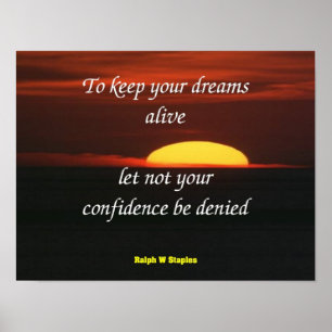 Ralph W Staples Philosophie Poster