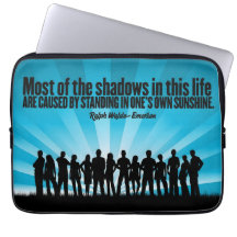 Ralph Waldo Emerson Inspiration Zitat "Schatten"