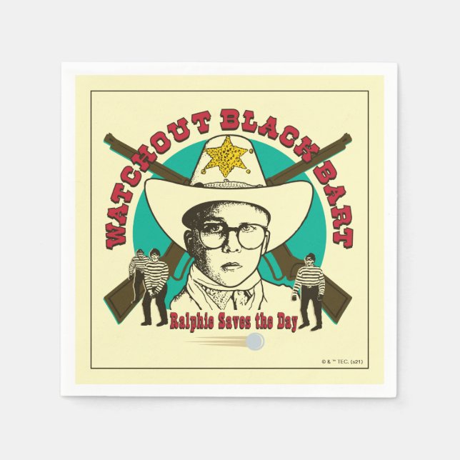 Ralphie Saves the Day Serviette (Vorderseite)