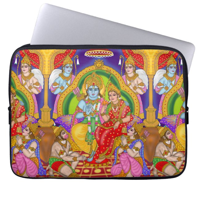 Ram Darbar Notebook-Abdeckung Laptopschutzhülle (Vorderseite)