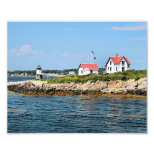 Ram Island Lighthouse, Maine Foto Print