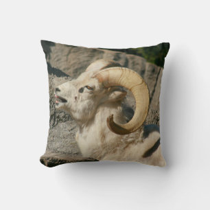 Ram oder Bighorn Sheep Laghing Kissen