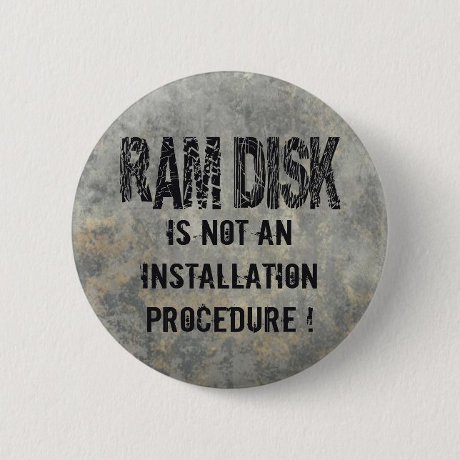 RAM-Scheibe Button (Vorderseite)