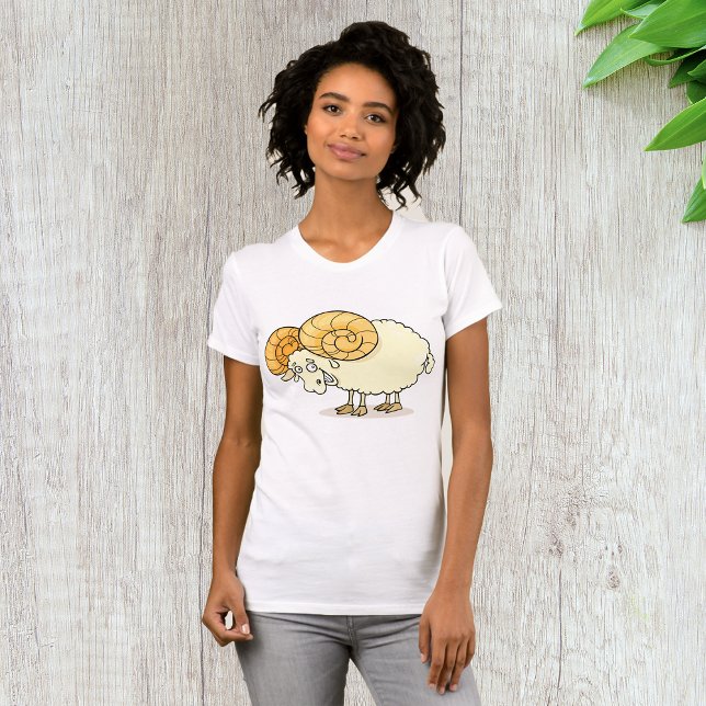 Ram Sheep Womens T - Shirt (Von Creator hochgeladen)