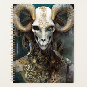 Ram Skull Surreal Fantasy Art Planer