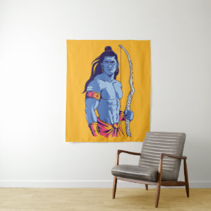 Rama Hindu Deity Wandteppich