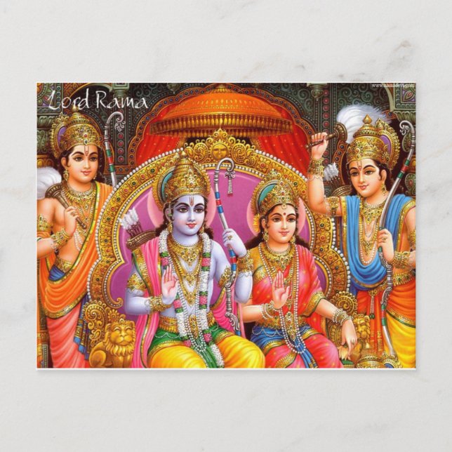 RAMA UND SITA POSTKARTE (Vorderseite)