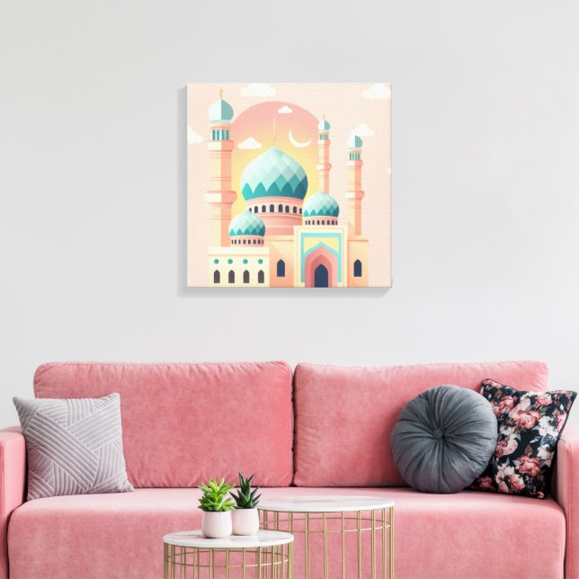 Ramadan Celebration Wall Print  Leinwanddruck (Insitu (Wohnzimmer))