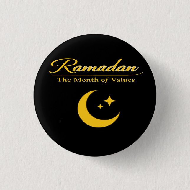 Ramadan der Werte Button (Vorderseite)