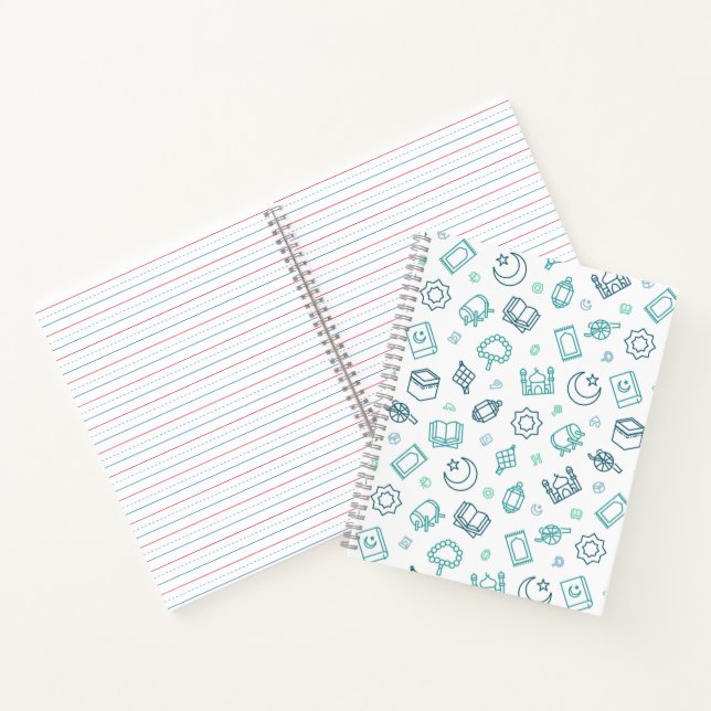 Ramadan Doodles-Notebook Notizbuch (Innenseite)