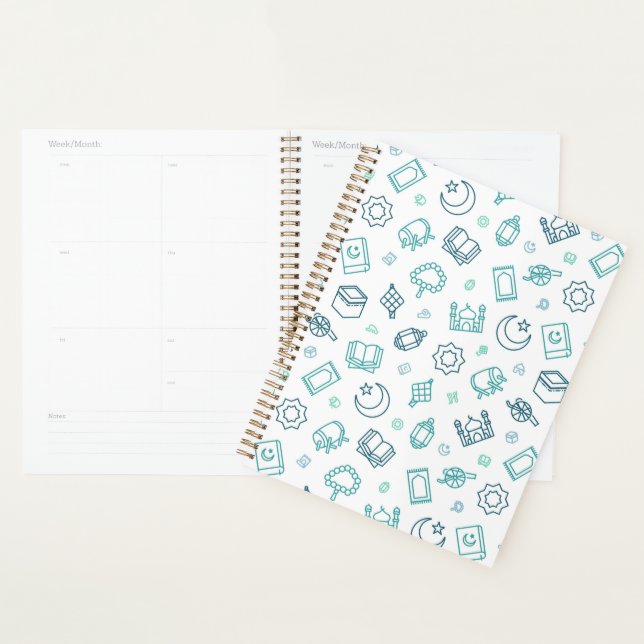Ramadan Doodles Planificateur (Devant avec enveloppe)