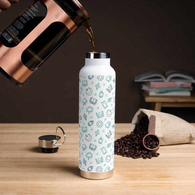 Ramadan Doodles Wasserflasche Trinkflasche (Kaffee)