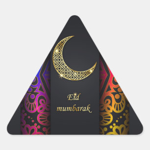 Ramadan Dreieckiger Aufkleber