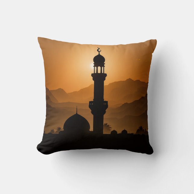 Ramadan / Eid Throw Cushion Kissen (Vorderseite)