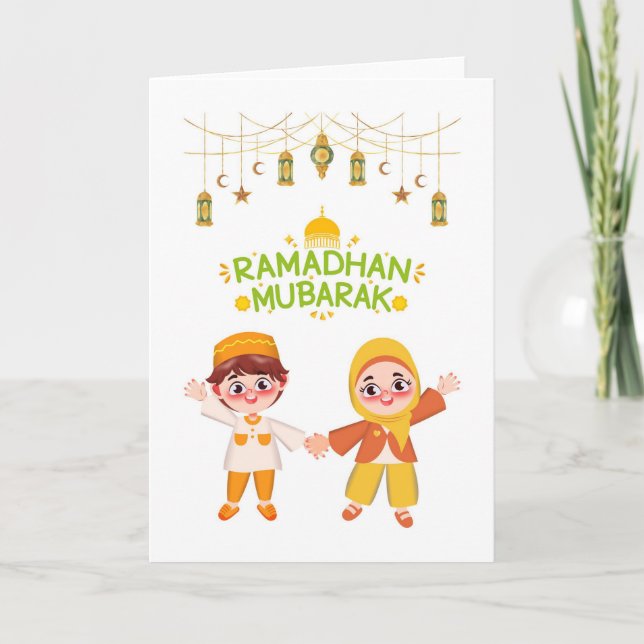 Ramadan-Grußkarte Karte (Vorderseite)