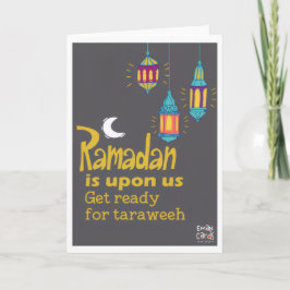 Ramadan - Heiliger Monat Segen - Taraweeh Karte