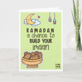 Ramadan - Holy Month Blessings - Cute Karte