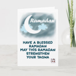 Ramadan - Holy Month Blessings Karte