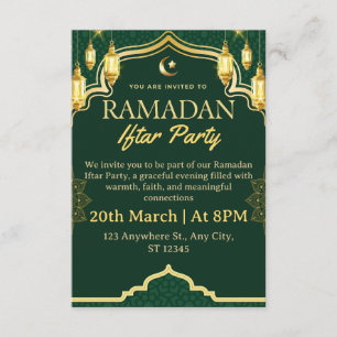Ramadan-Iftar-Einladungskarte Einladung