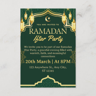 Ramadan Iftar Invitation Card