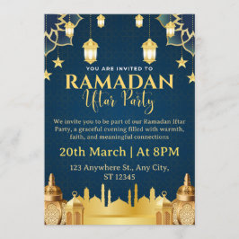 Ramadan Iftar Invitation Card Einladung