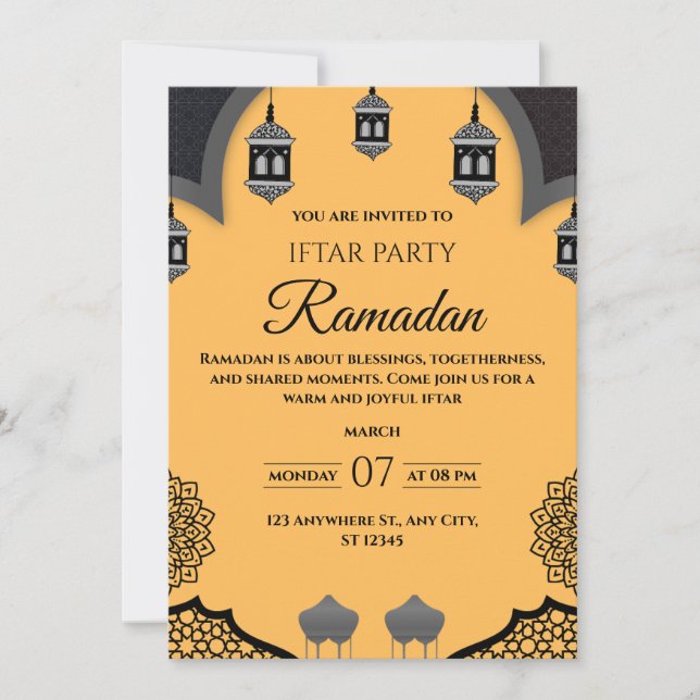 Ramadan-Iftar-Party-Einladung (Vorderseite)